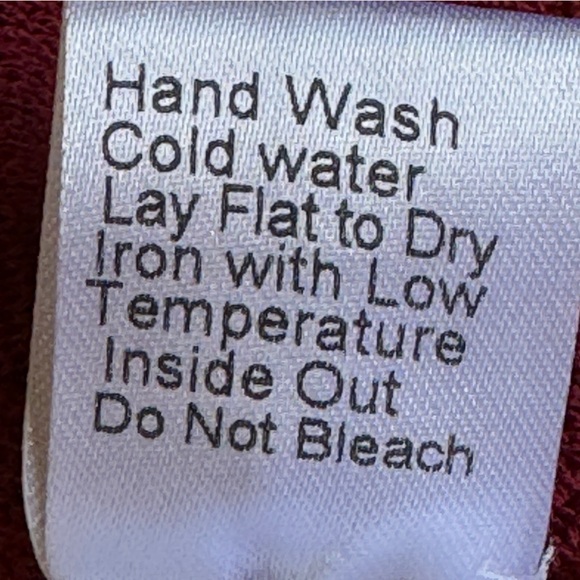 Misook Rapture Knit Jacket Oversized Red Textured Black Vegan Leather Trim Small - Picture 10 of 11